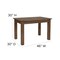 Flash Furniture Farm Table, 4 Chair Cushions Set, 46"x30" XA-FARM-17-GG - alternate 4